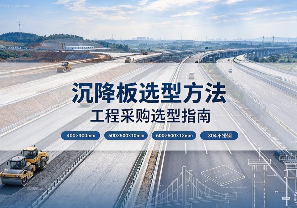 阳谷沉降板选择方法